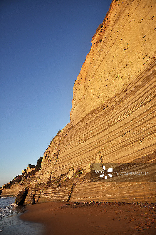 洛加斯日落海滩图片素材