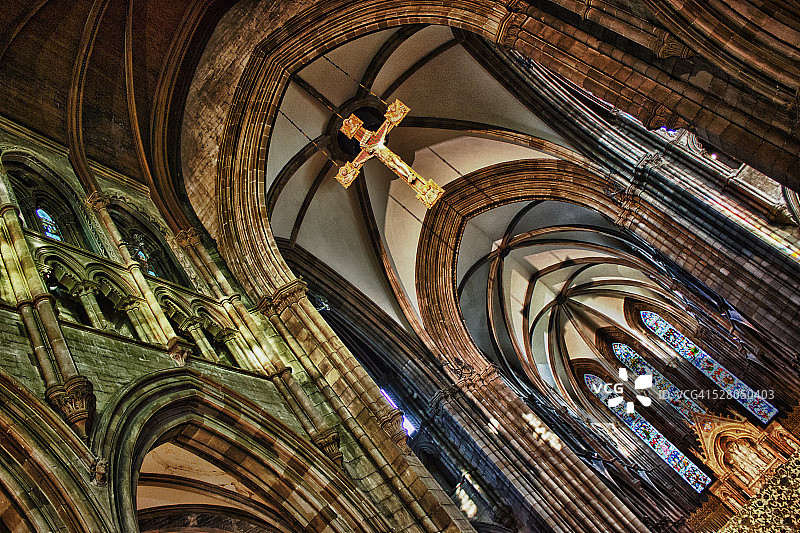 英国爱丁堡圣玛丽大教堂图片素材