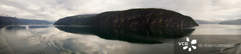 诺德峡湾倒影图片素材