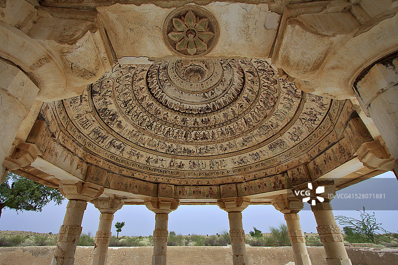耆那教戈迪吉寺庙图片素材