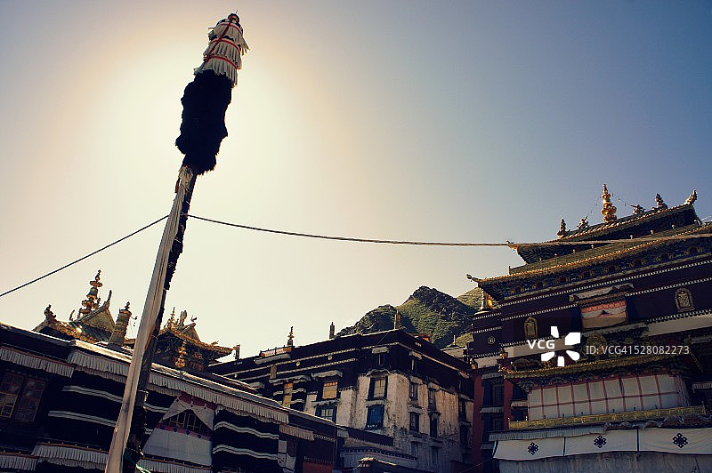 西藏扎什伦布寺图片素材