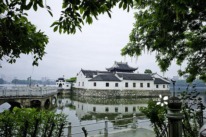 中国九江烟水亭图片素材