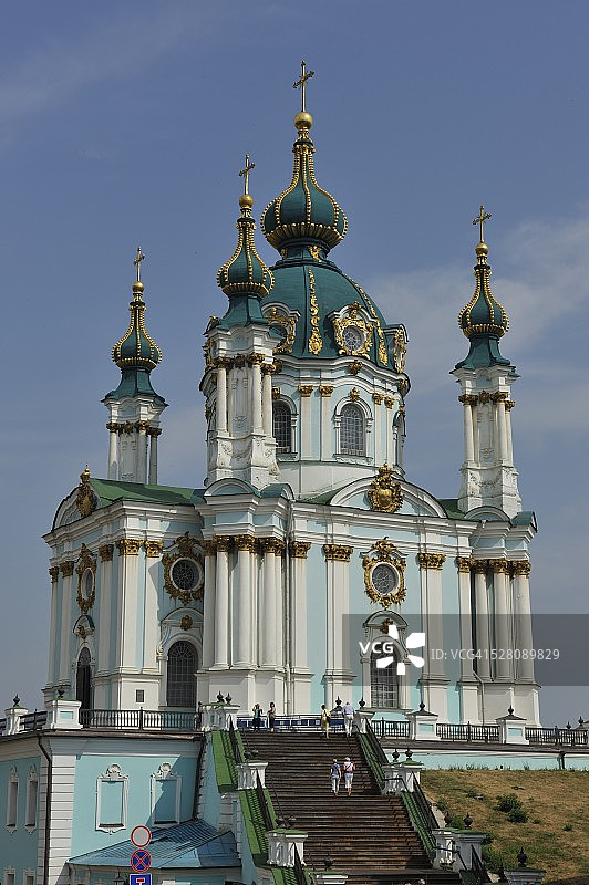 基辅圣安德烈教堂图片素材
