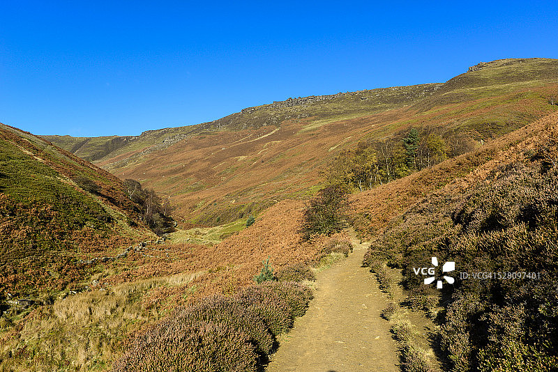 埃代尔格林兹布鲁克鲜艳的秋色图片素材