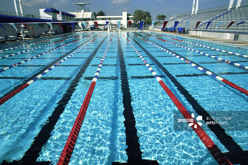 名人堂游泳池图片素材