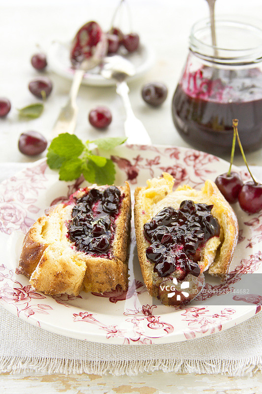 樱桃酱图片素材