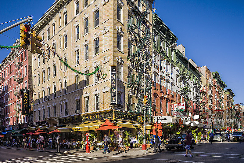 小意大利，位于Hester街和Mulberry街之间图片素材