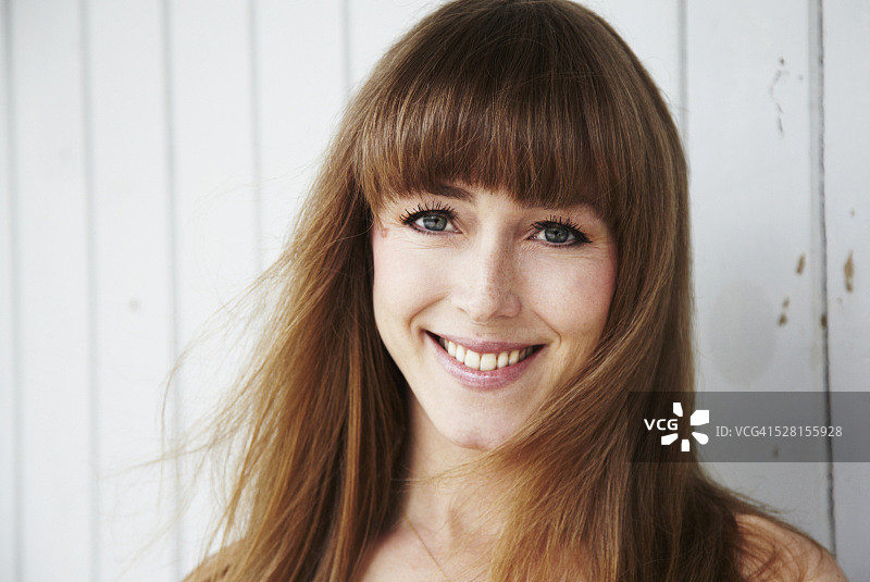 户外 Content 中年妇女肖像图片素材