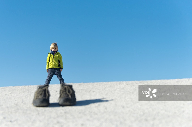 卡帕多西亚岩石遗址的大脚怪图片素材
