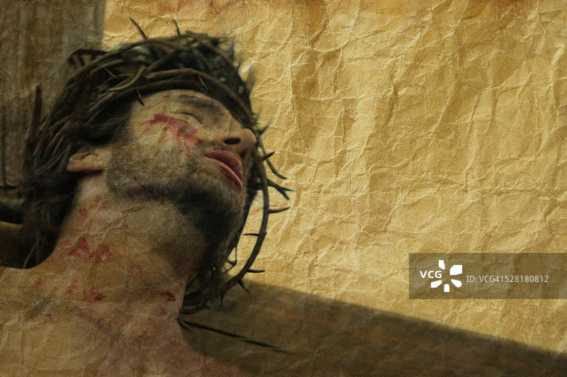 耶稣死在十字架上图片素材