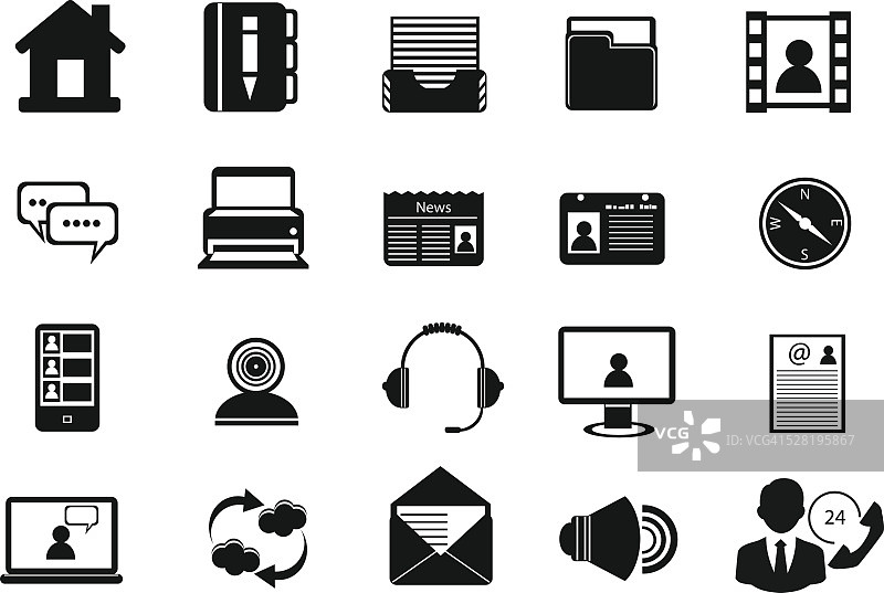 沟通的图标图片素材