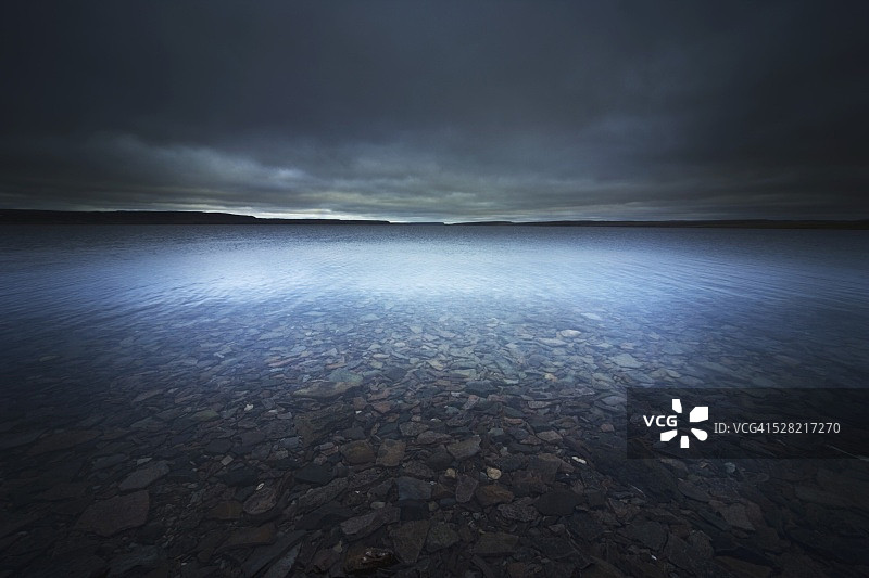 北极湖泊图片素材