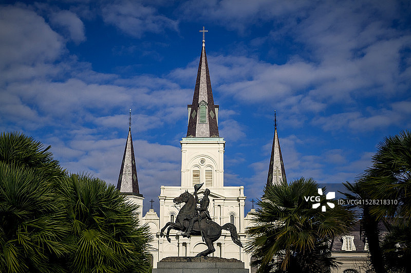 杰克逊广场图片素材