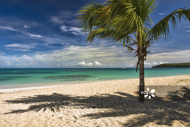迪肯森湾，位于安提瓜岛圣约翰图片素材