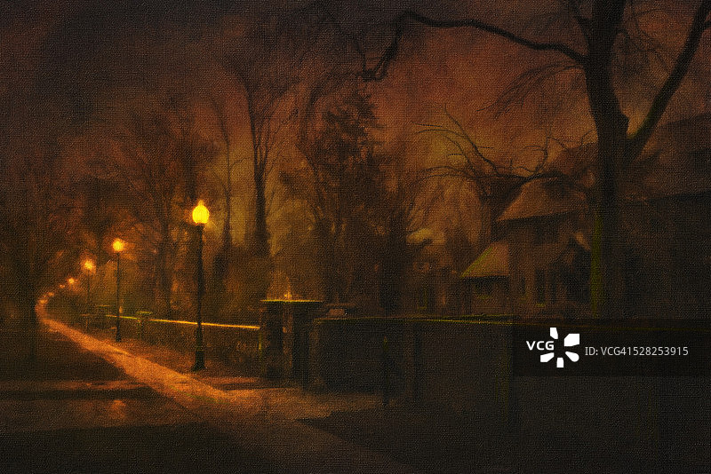 前景大街图片素材