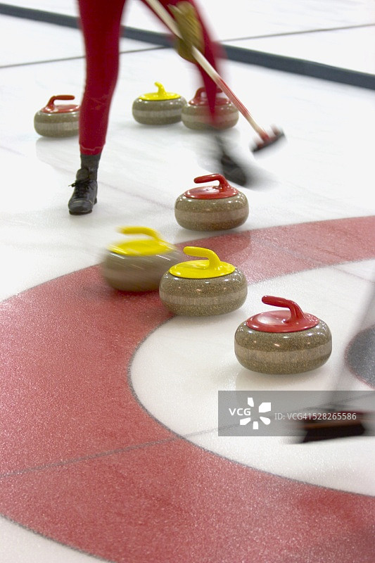 冰壶运动员图片素材