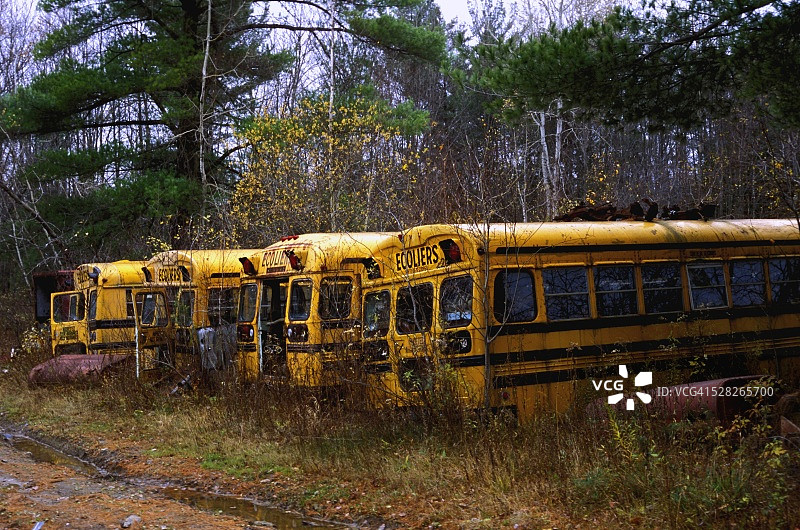 无用的校车图片素材