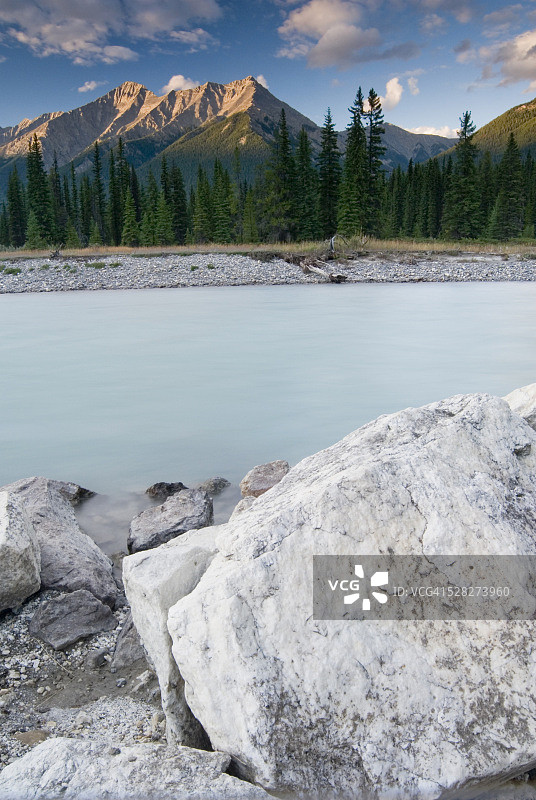 库特尼国家公园的库特尼河图片素材