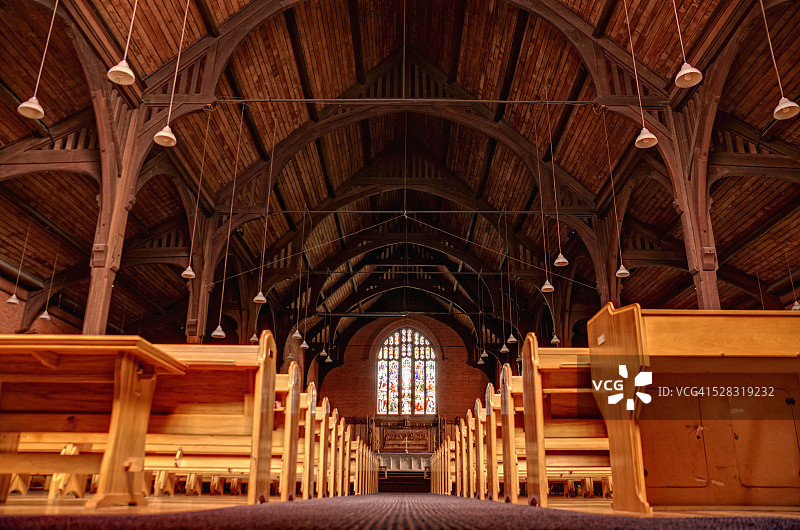 新西兰北帕默斯顿诸圣圣公会教堂图片素材