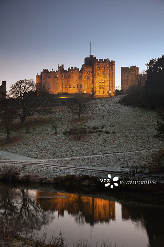 英国诺森伯兰郡阿尼克城堡图片素材