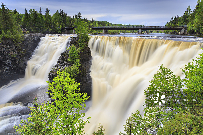 卡卡贝卡瀑布，加拿大安大略省图片素材