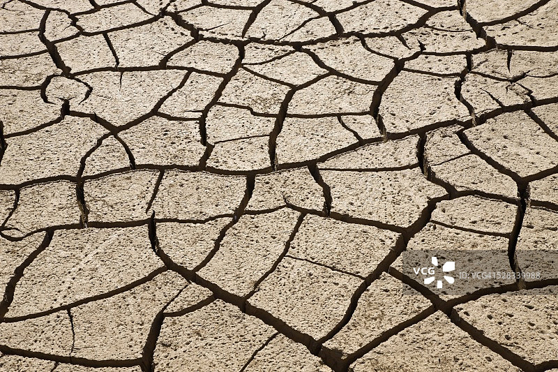 干涸河床，干旱时期图片素材