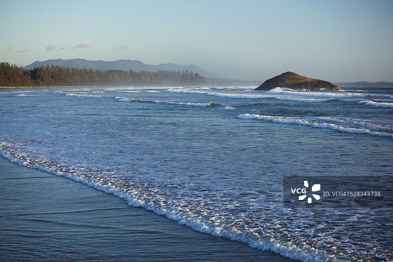 不列颠哥伦比亚托菲诺太平洋沿岸国家公园长滩海浪图片素材