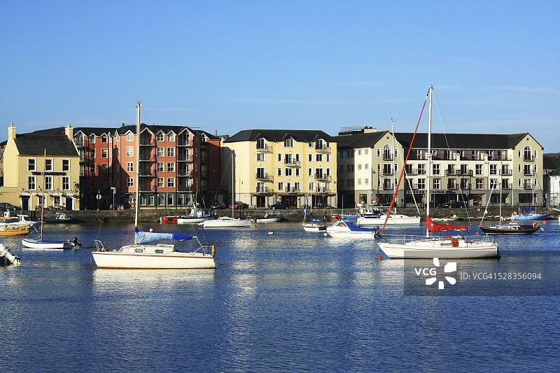 丹加文港口船只图片素材