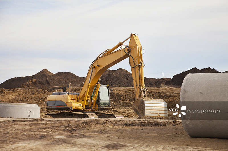 加拿大埃德蒙顿新区的基础设施建设图片素材