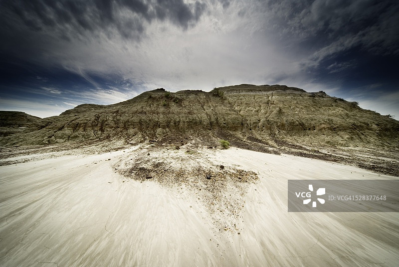 恐龙省立公园的阴郁景观图片素材