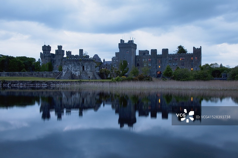 爱尔兰梅奥郡康格附近的阿什福德城堡图片素材