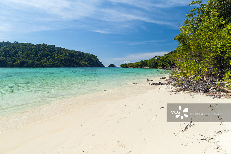 空旷的沙滩 | 洛克岛图片素材