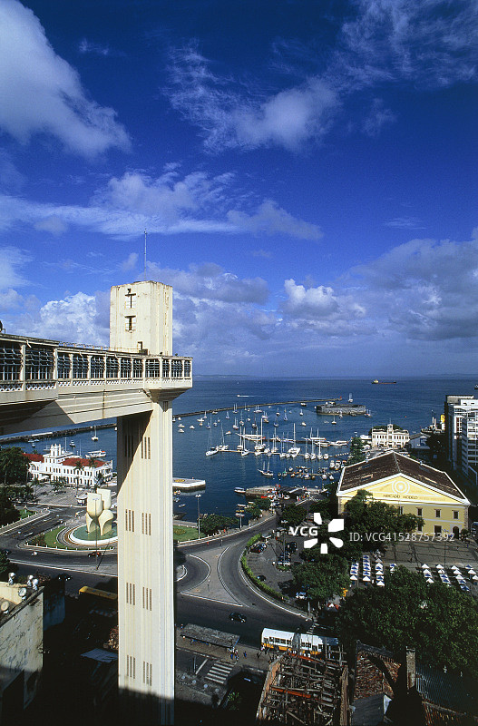 巴西萨尔瓦多的城镇风光图片素材