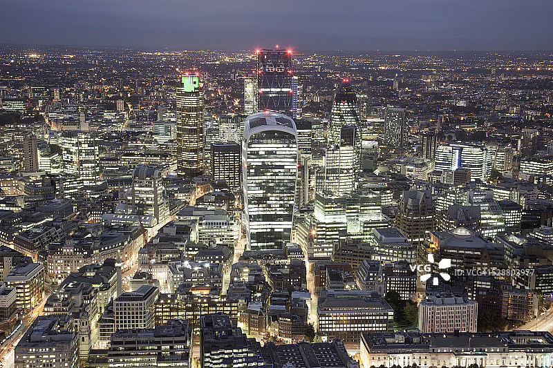 伦敦鸟瞰图图片素材
