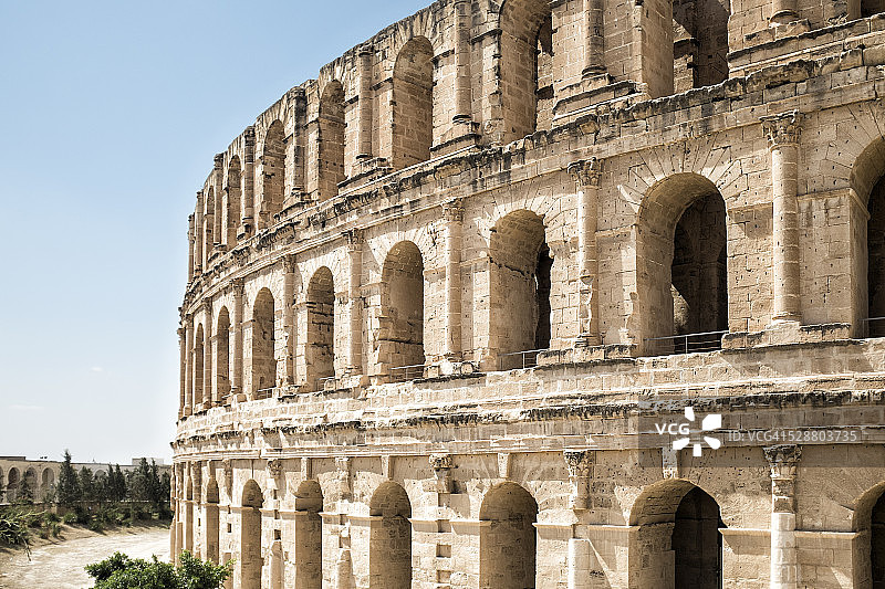 杰姆古罗马竞技场图片素材