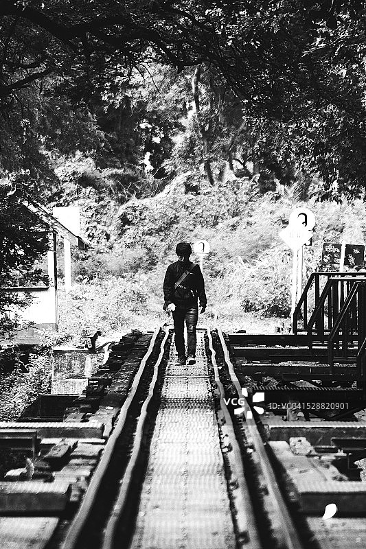 孤独的人图片素材