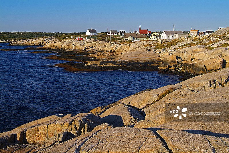 新斯科舍省佩吉湾附近的海岸图片素材
