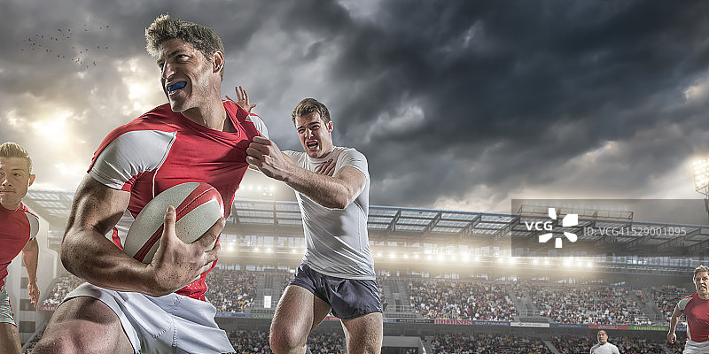 橄榄球运动特写图片素材