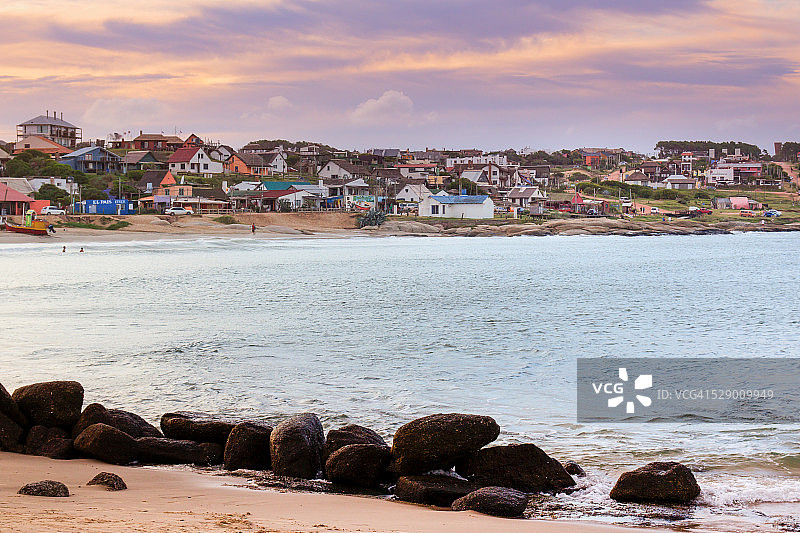 罗恰的蓬塔德尔迪亚布罗景观（乌拉圭）图片素材