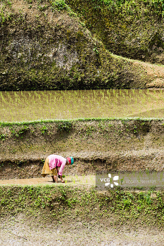 德格拉朗梯田图片素材