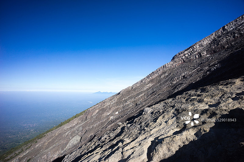 阿贡火山的火山坡图片素材