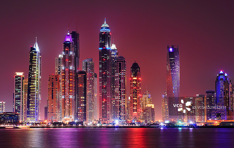 迪拜码头图片素材