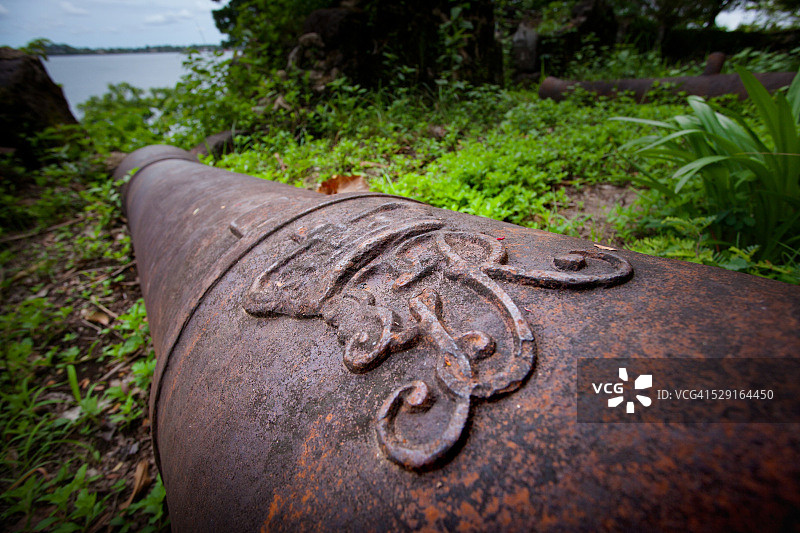 塞拉利昂洛科港邦斯岛海滩,西非图片素材