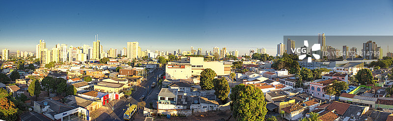巴西库亚巴全景图片素材