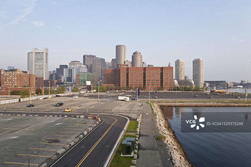 美国波士顿海港金融区联邦法院图片素材