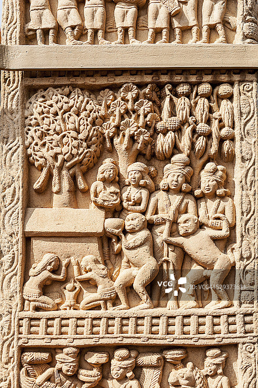 大佛塔东门细节图片素材