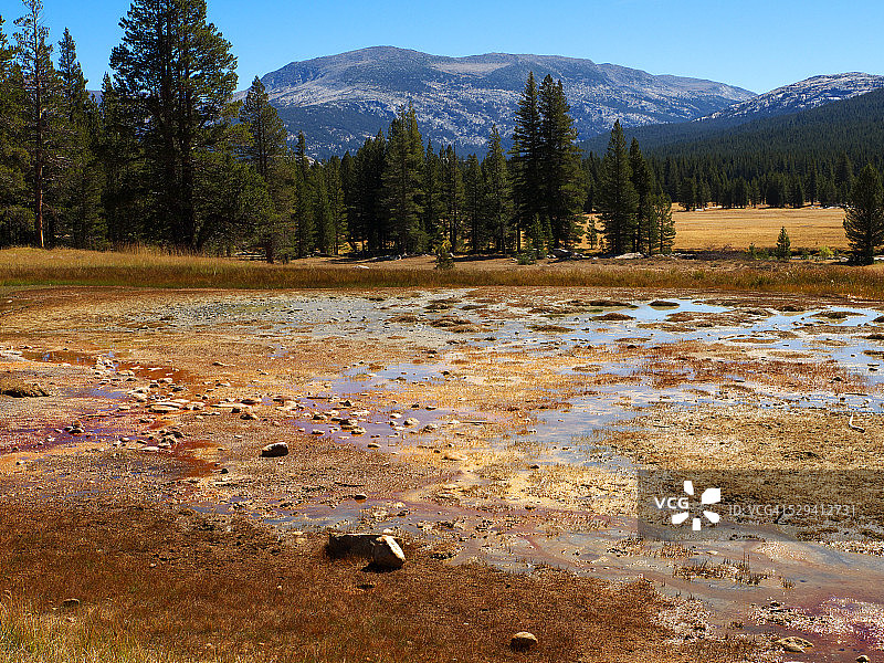 图奥勒米草甸苏打泉图片素材