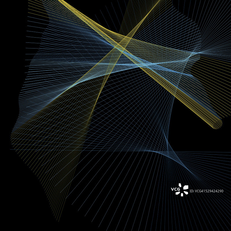 珊瑚礁计算机生成线条图案图片素材