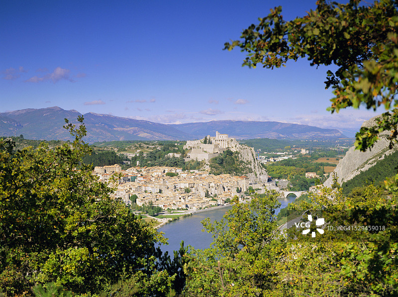 法国普罗旺斯锡斯特龙风光图片素材