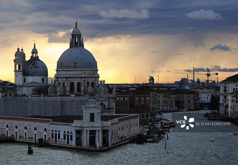 威尼斯海关大楼图片素材